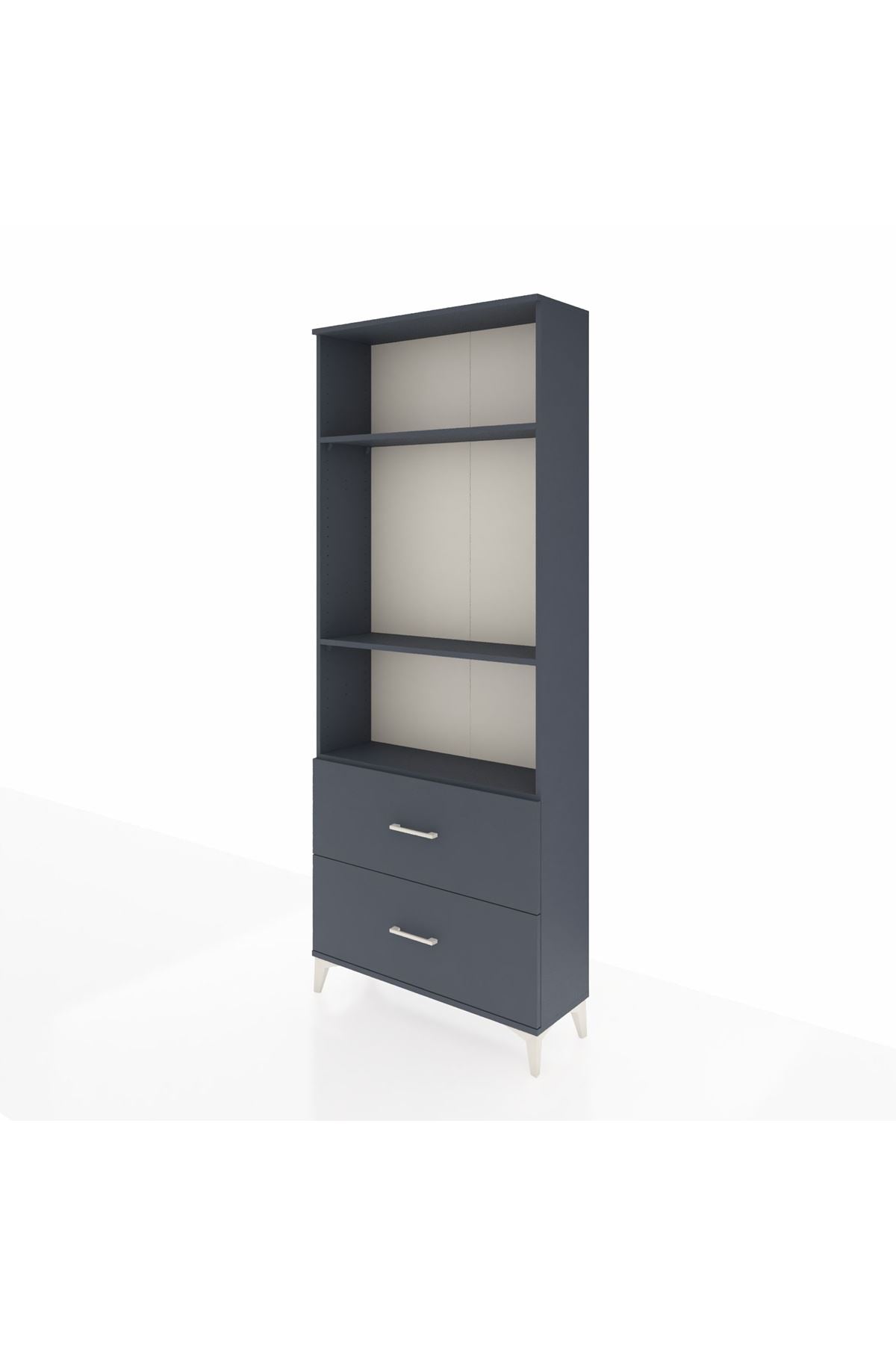Arges Dolap 3 Raflı 2 Çekmeceli 88x30x221 - S30M072V5A