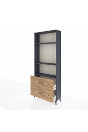 Arges Dolap 3 Raflı 2 Çekmeceli 88x30x221 - S30M072V6A