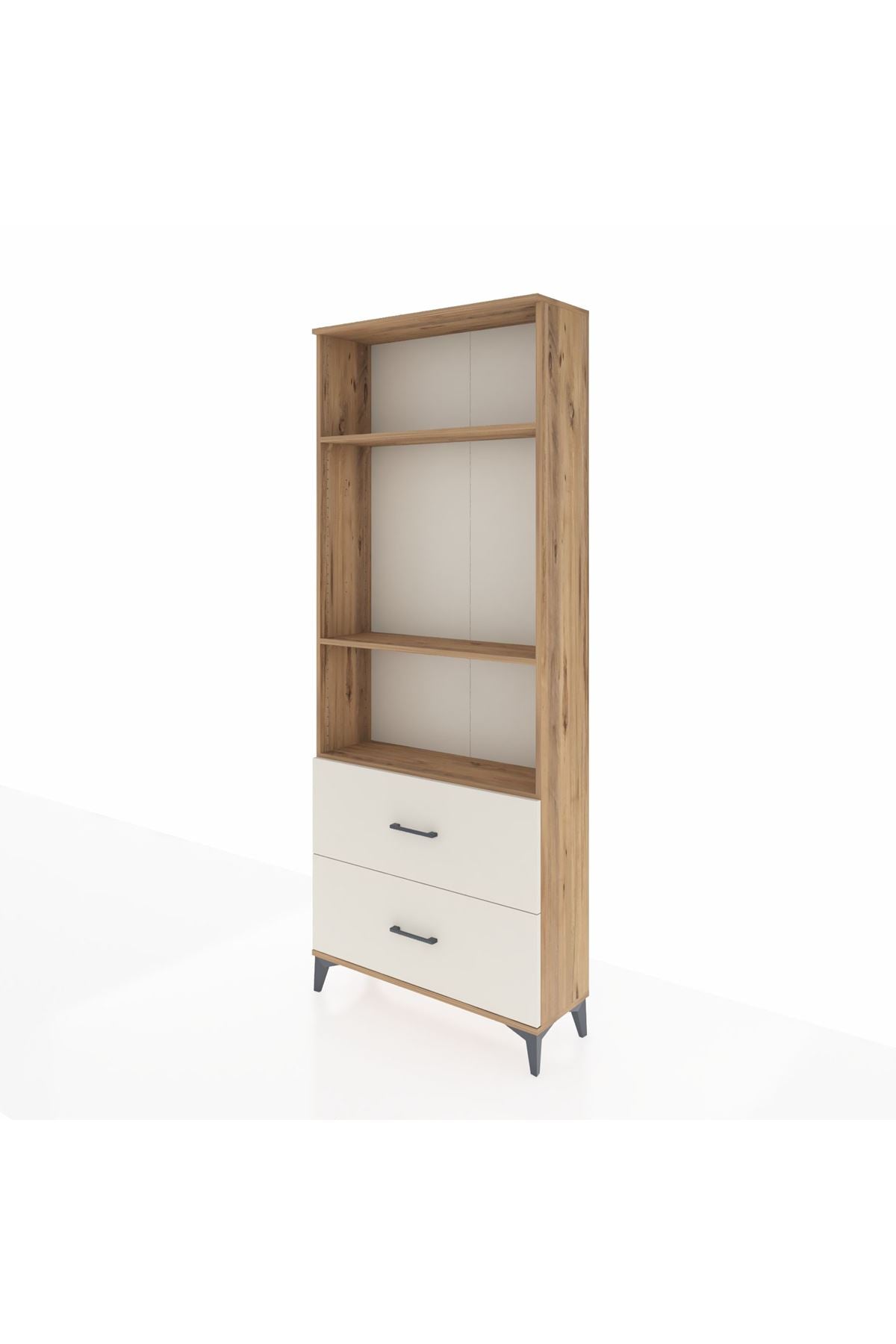 Arges Dolap 3 Raflı 2 Çekmeceli 88x30x221 - S30M072V7A