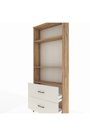 Arges Dolap 3 Raflı 2 Çekmeceli 88x30x221 - S30M072V7A