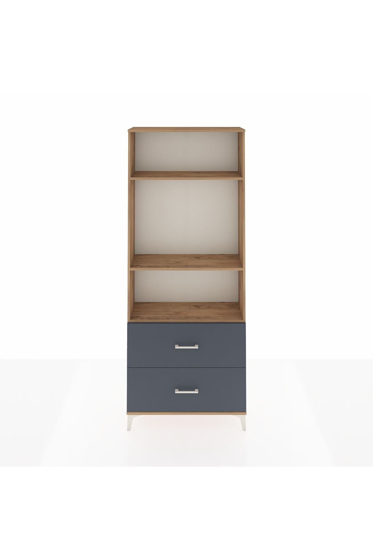 Arges Dolap 3 Raflı 2 Çekmeceli 88x30x221 - S30M072V8A