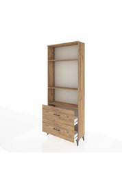 Arges Dolap 3 Raflı 2 Çekmeceli 88x30x221 - S30M072V9A