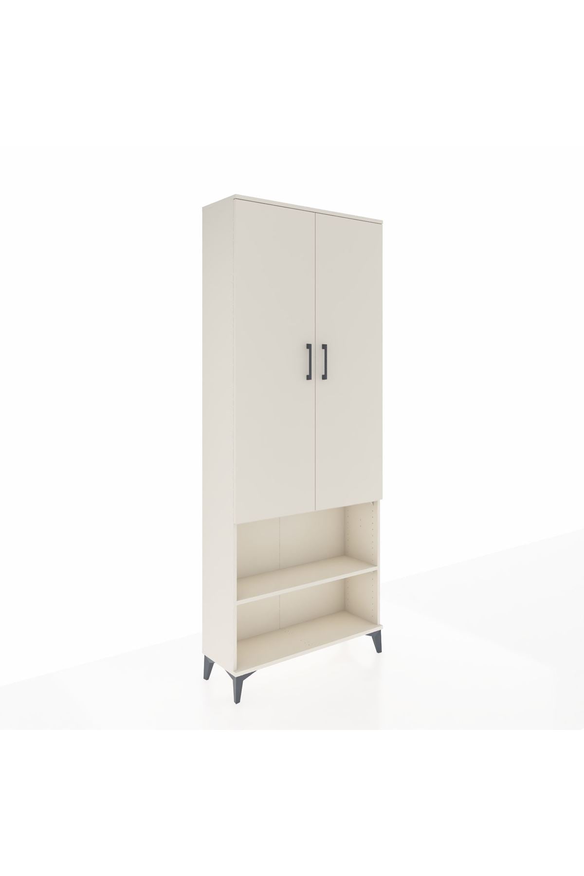 Arges Dolap 3 Raflı 2 Kapaklı Tek Askılı 88x30x221 - S30M073V1A