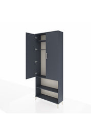 Arges Dolap 3 Raflı 2 Kapaklı Tek Askılı 88x30x221 - S30M073V5A