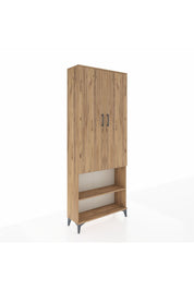 Arges Dolap 3 Raflı 2 Kapaklı Tek Askılı 88x30x221 - S30M073V9A