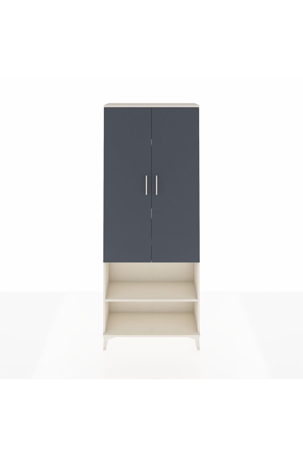 Arges Dolap 4 Raflı 2 Kapaklı 88x30x221 - S30M074V2A
