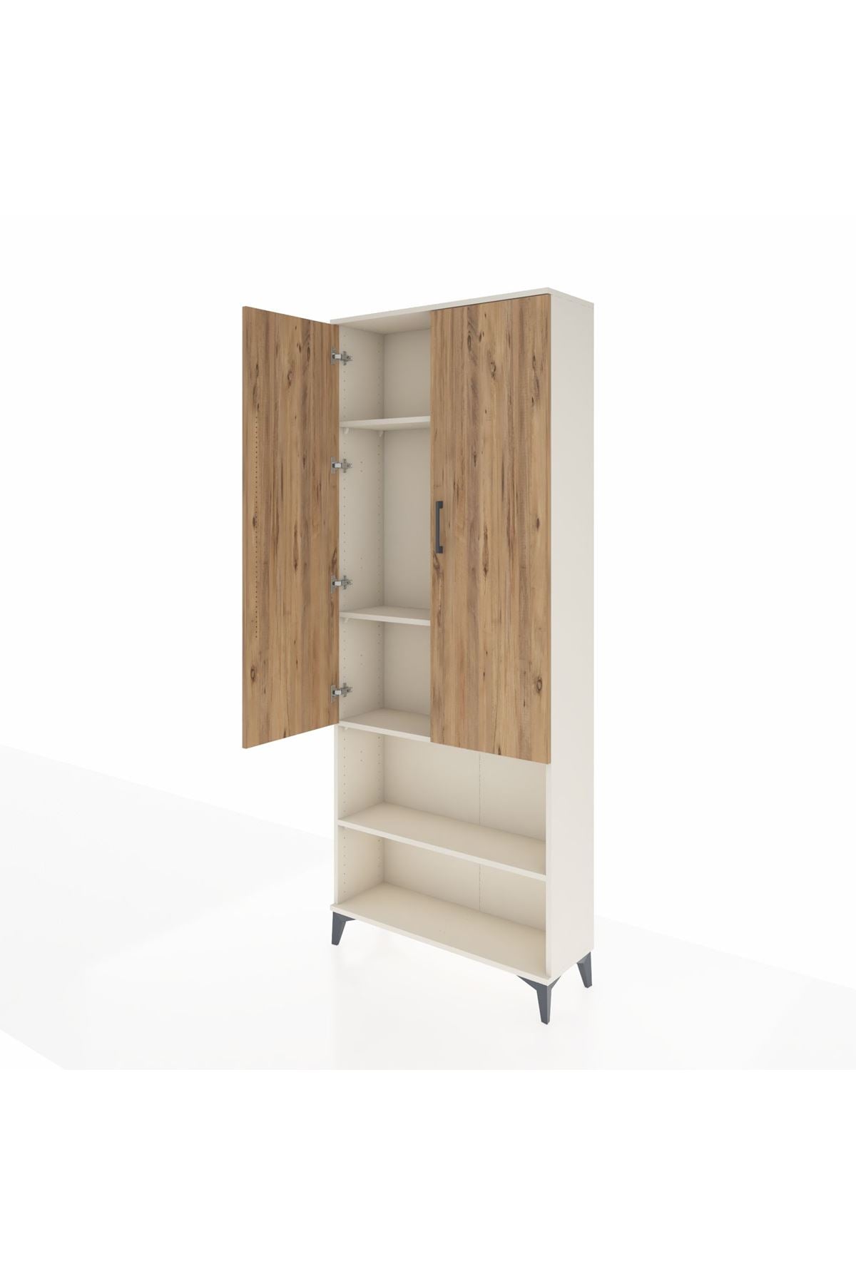 Arges Dolap 4 Raflı 2 Kapaklı 88x30x221 - S30M074V3A