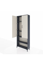 Arges Dolap 4 Raflı 2 Kapaklı 88x30x221 - S30M074V4A