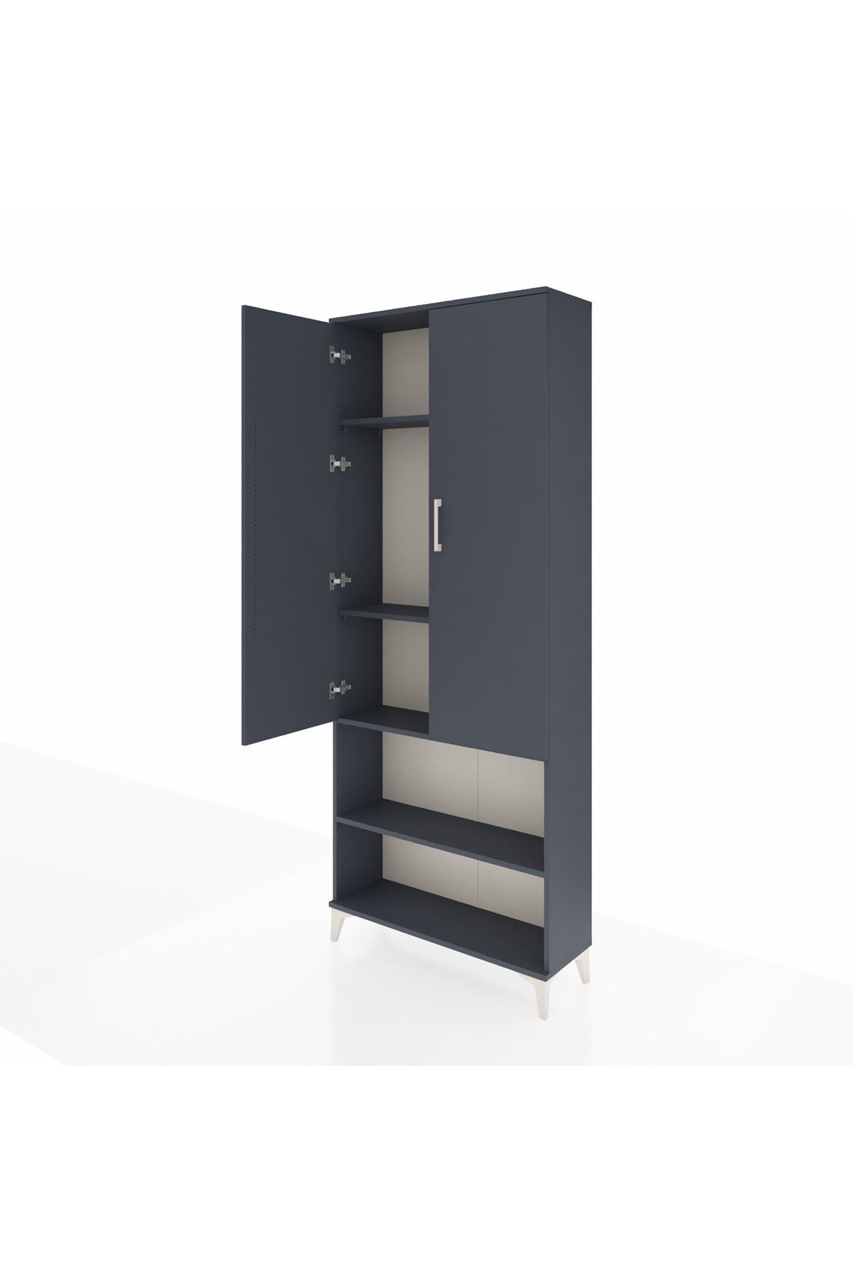 Arges Dolap 4 Raflı 2 Kapaklı 88x30x221 - S30M074V5A