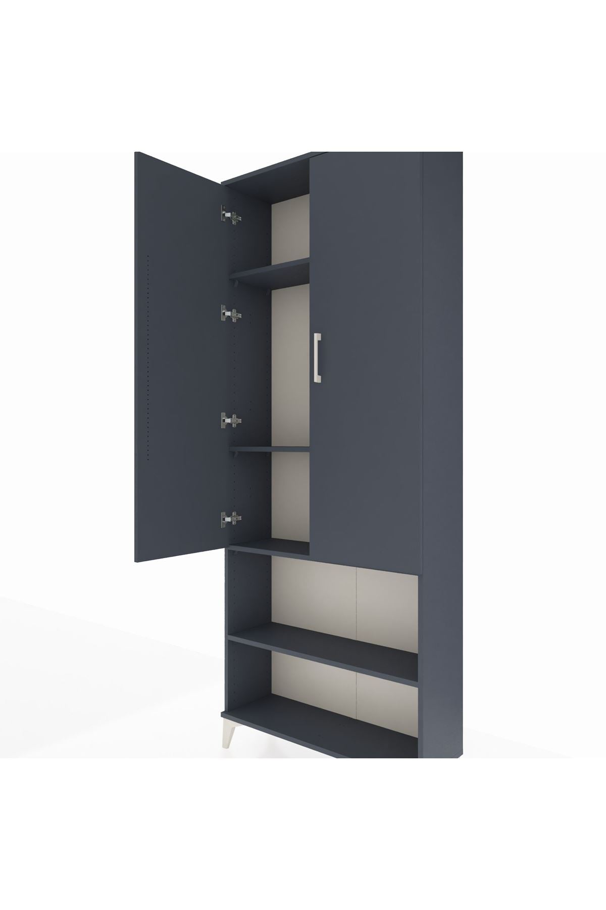Arges Dolap 4 Raflı 2 Kapaklı 88x30x221 - S30M074V5A