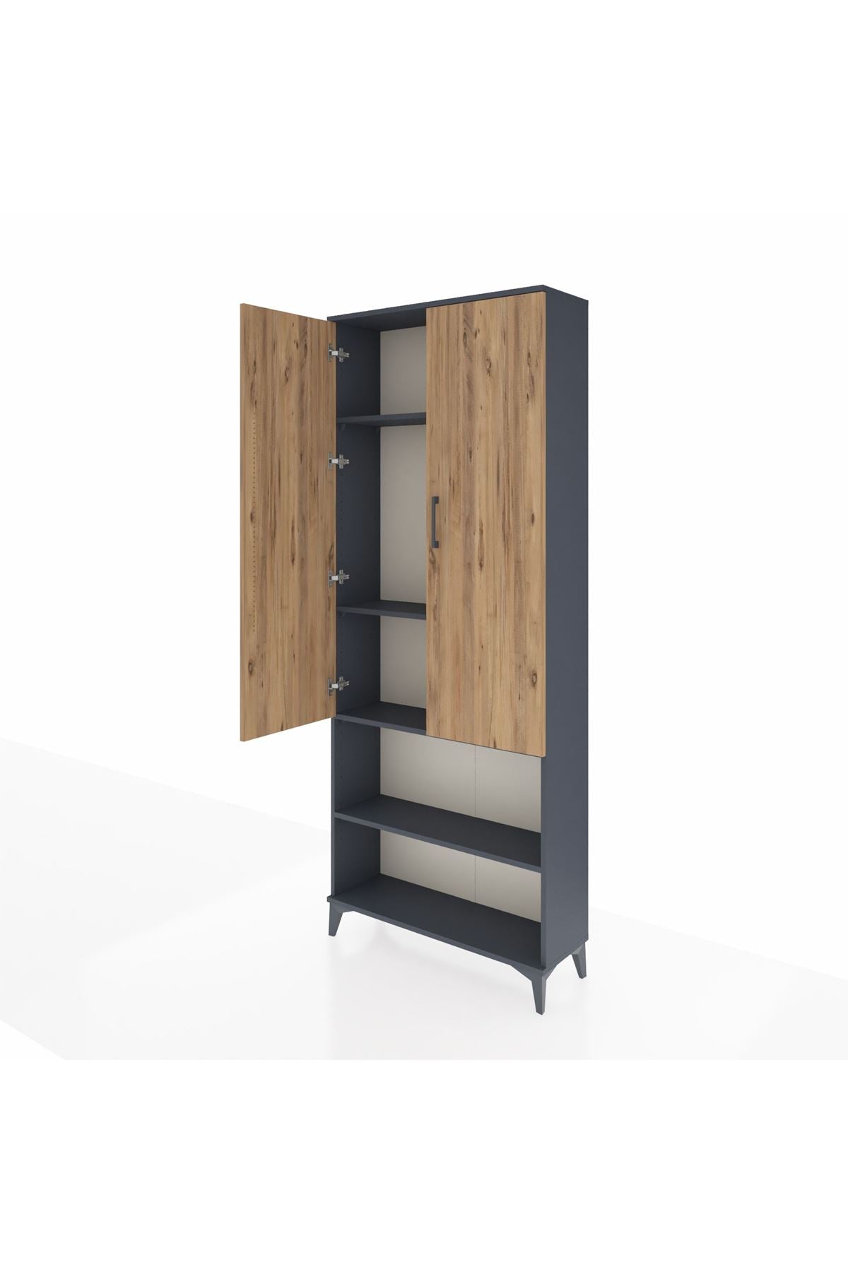 Arges Dolap 4 Raflı 2 Kapaklı 88x30x221 - S30M074V6A