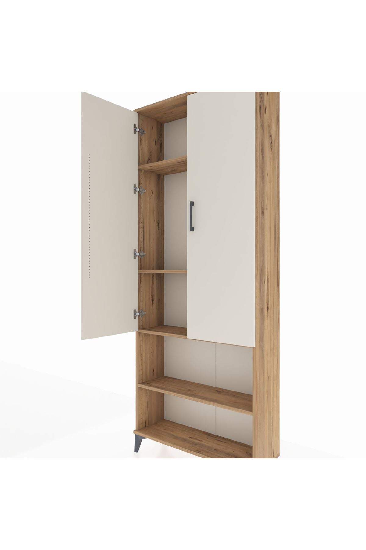 Arges Dolap 4 Raflı 2 Kapaklı 88x30x221 - S30M074V7A