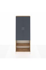 Arges Dolap 4 Raflı 2 Kapaklı 88x30x221