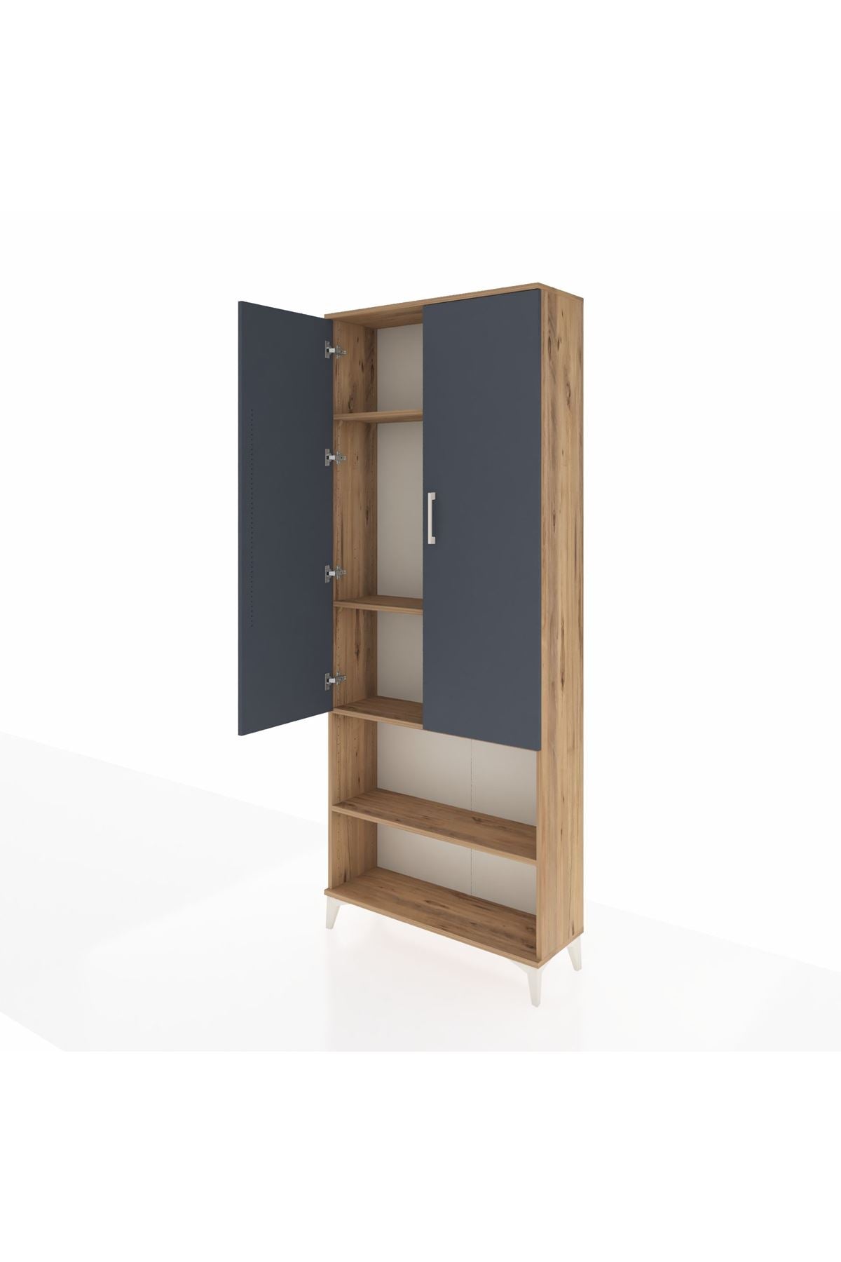 Arges Dolap 4 Raflı 2 Kapaklı 88x30x221 - S30M074V8A