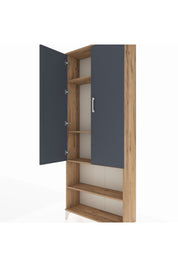 Arges Dolap 4 Raflı 2 Kapaklı 88x30x221 - S30M074V8A