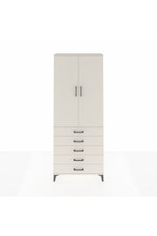 Arges Dolap 2 Raflı 5 Çekmeceli Tek Askılı 88x30x221 - S30M076V1A