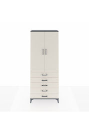 Arges Dolap 2 Raflı 5 Çekmeceli Tek Askılı 88x30x221 - S30M076V4A