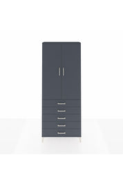 Arges Dolap 2 Raflı 5 Çekmeceli Tek Askılı 88x30x221 - S30M076V5A