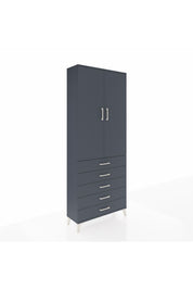 Arges Dolap 2 Raflı 5 Çekmeceli Tek Askılı 88x30x221 - S30M076V5A