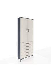 Arges Dolap 3 Raflı 5 Çekmeceli 2 Kapaklı 88x30x221 - S30M077V4A