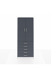 Arges Dolap 3 Raflı 5 Çekmeceli 2 Kapaklı 88x30x221 - S30M077V5A