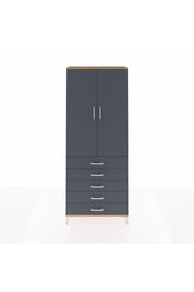 Arges Dolap 3 Raflı 5 Çekmeceli 2 Kapaklı 88x30x221 - S30M077V8A