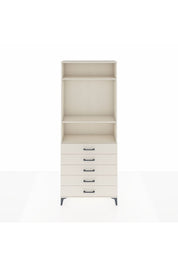 Arges Dolap 3 Raflı 5 Çekmeceli 88x30x221 - S30M078V1A