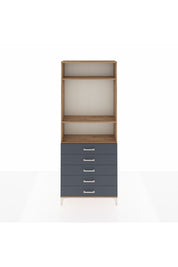 Arges Dolap 3 Raflı 5 Çekmeceli 88x30x221 - S30M078V8A