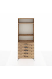 Arges Dolap 3 Raflı 5 Çekmeceli 88x30x221 - S30M078V9A