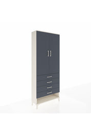 Arges Dolap 2 Raflı 4 Çekmeceli Tek Askılı 88x30x221 - S30M079V2A