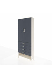 Arges Dolap 2 Raflı 4 Çekmeceli Tek Askılı 88x30x221 - S30M079V2A