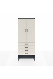 Arges Dolap 2 Raflı 4 Çekmeceli Tek Askılı 88x30x221 - S30M079V4A