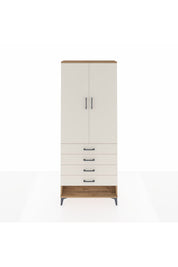 Arges Dolap 2 Raflı 4 Çekmeceli Tek Askılı 88x30x221 - S30M079V7A