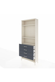 Arges Dolap 3 Raflı 4 Çekmeceli 88x30x221 - S30M081V2A