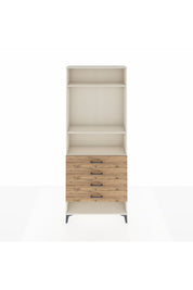 Arges Dolap 3 Raflı 4 Çekmeceli 88x30x221 - S30M081V3A