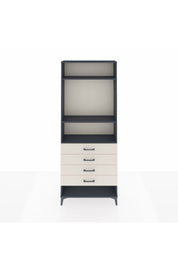 Arges Dolap 3 Raflı 4 Çekmeceli 88x30x221 - S30M081V4A