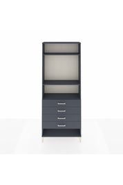 Arges Dolap 3 Raflı 4 Çekmeceli 88x30x221 - S30M081V5A