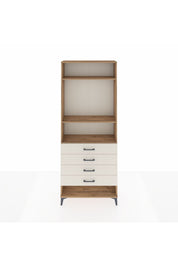Arges Dolap 3 Raflı 4 Çekmeceli 88x30x221 - S30M081V7A