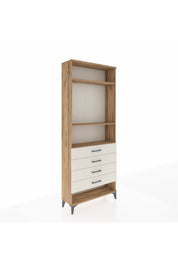 Arges Dolap 3 Raflı 4 Çekmeceli 88x30x221 - S30M081V7A