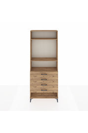 Arges Dolap 3 Raflı 4 Çekmeceli 88x30x221 - S30M081V9A