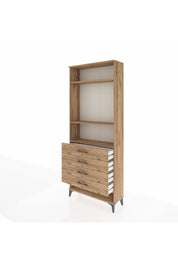 Arges Dolap 3 Raflı 4 Çekmeceli 88x30x221 - S30M081V9A