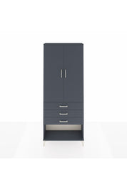 Arges Dolap 2 Raflı 3 Çekmeceli Tek Askılı 88x30x221 - S30M082V5A