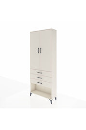 Arges Dolap 3 Raflı 3 Çekmeceli 2 Kapaklı 88x30x221 - S30M083V1A