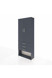 Arges Dolap 3 Raflı 3 Çekmeceli 2 Kapaklı 88x30x221 - S30M083V5A