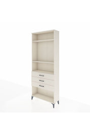 Arges Dolap 3 Raflı 3 Çekmeceli 88x30x221 - S30M084V1A