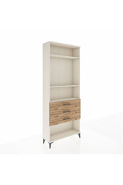 Arges Dolap 3 Raflı 3 Çekmeceli 88x30x221 - S30M084V3A