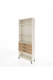 Arges Dolap 3 Raflı 3 Çekmeceli 88x30x221 - S30M084V3A
