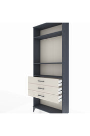 Arges Dolap 3 Raflı 3 Çekmeceli 88x30x221 - S30M084V4A