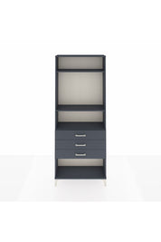 Arges Dolap 3 Raflı 3 Çekmeceli 88x30x221 - S30M084V5A