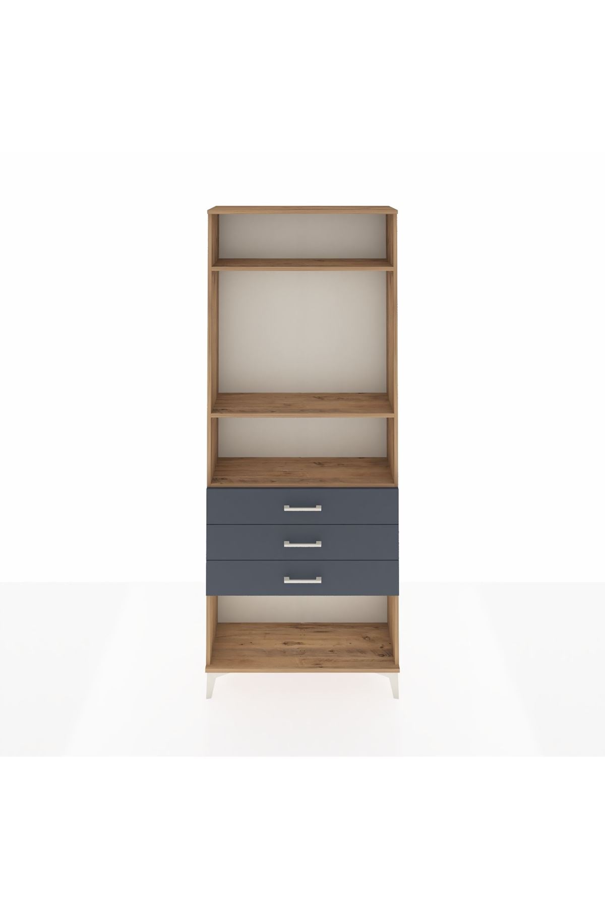 Arges Dolap 3 Raflı 3 Çekmeceli 88x30x221 - S30M084V8A